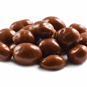 Chocolade pinda's in melk, puur, yoghurt of gemengd